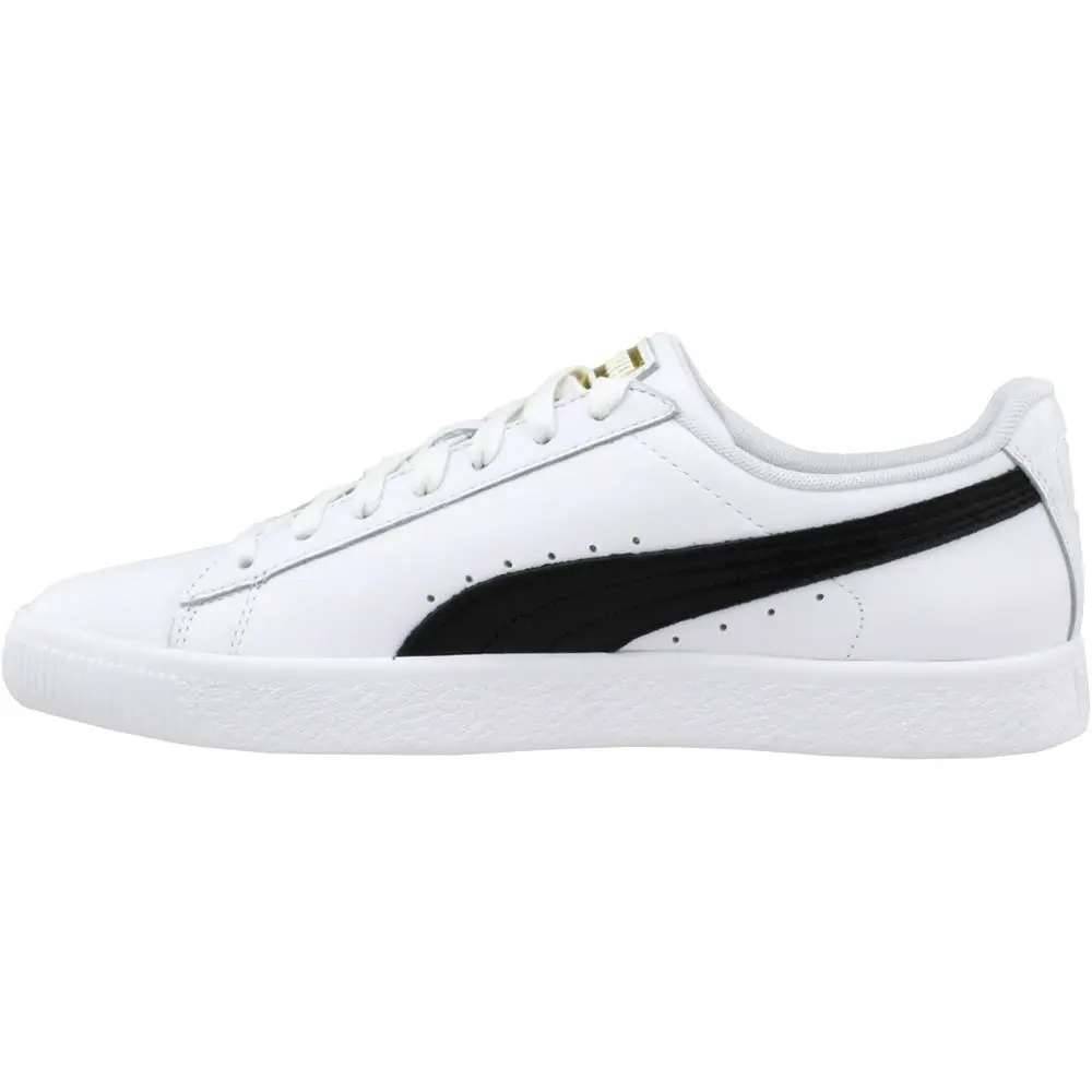 Puma shoes - PUMA Clyde Core Foil Lace Up - 364669-01 - White 10
