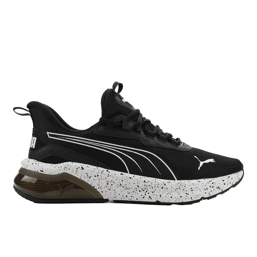 Puma Seeker Speckle Lace Up Mens Black Sneakers Casual Shoes 40634301