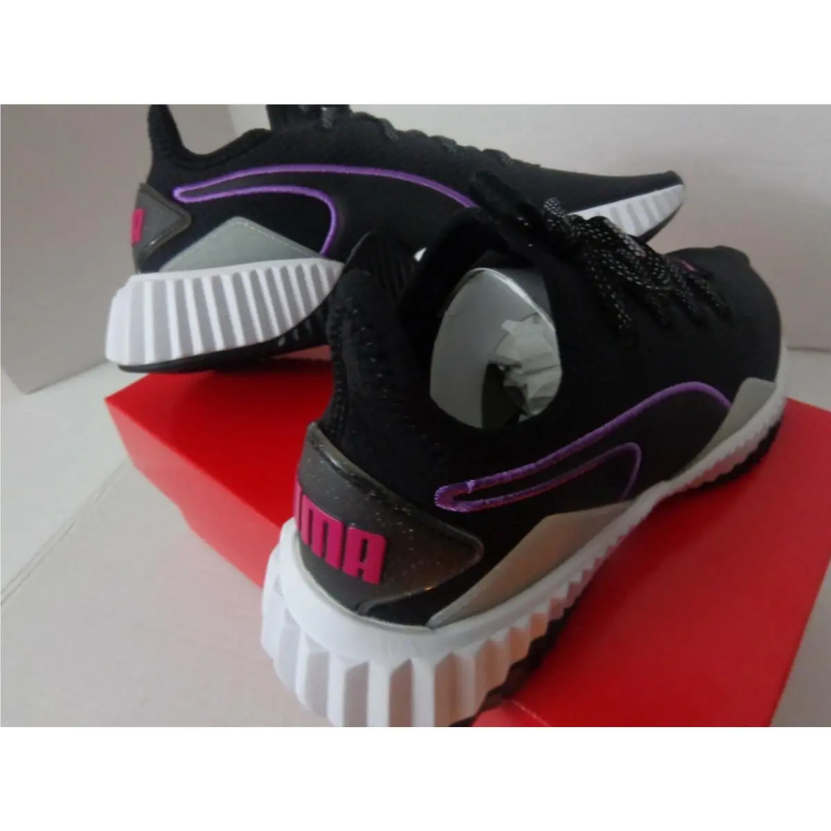 Puma shoes - Black, White, Noir 3