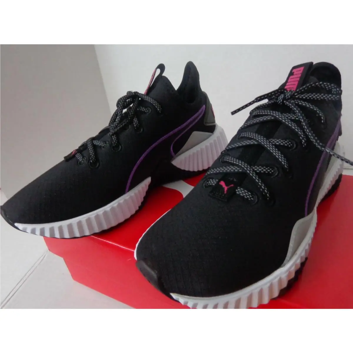 Puma shoes - Black, White, Noir 8