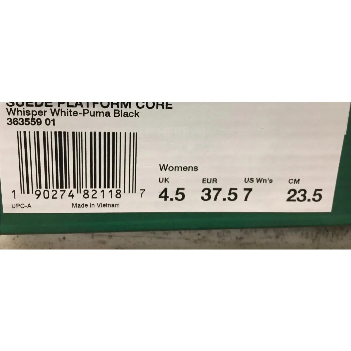 Puma shoes - Platform Core - Platform Core - 363559-01 - White/Black 2