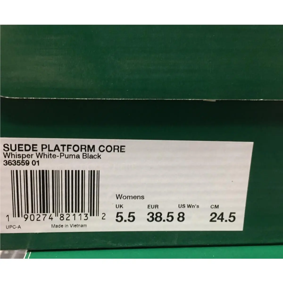 Puma shoes - Platform Core - Platform Core - 363559-01 - White/Black 4