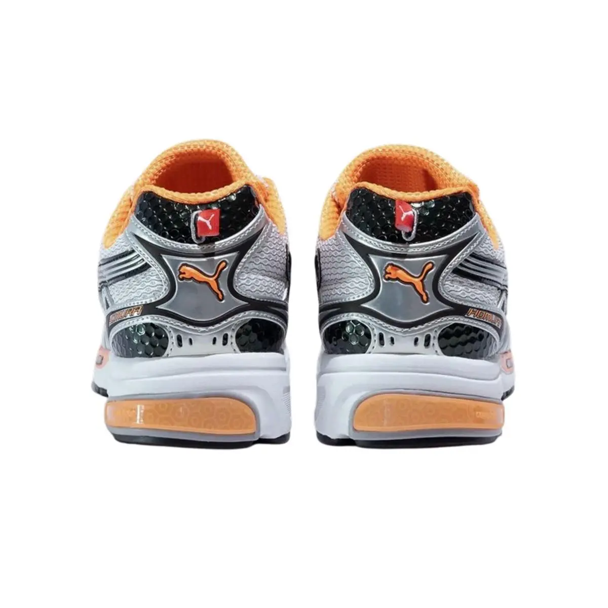 Puma shoes - Matte Silver/Heat Fire 8