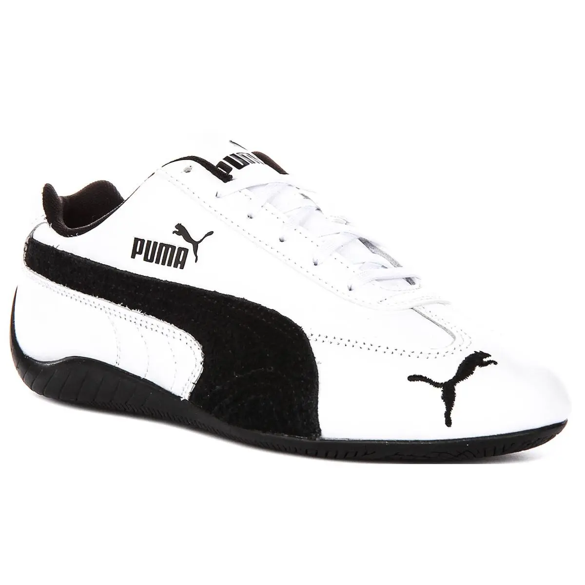 Puma Speedcat Leather Street Low Icon Womens Sneakers In White Black US 4 - 9