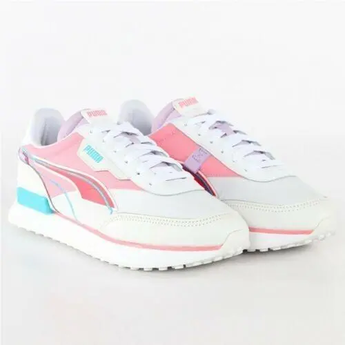 Puma shoes - Puma FutureRiderTwofoldJr - FutureRiderTwofoldJr - White, Nimbus Cloud Pink 6