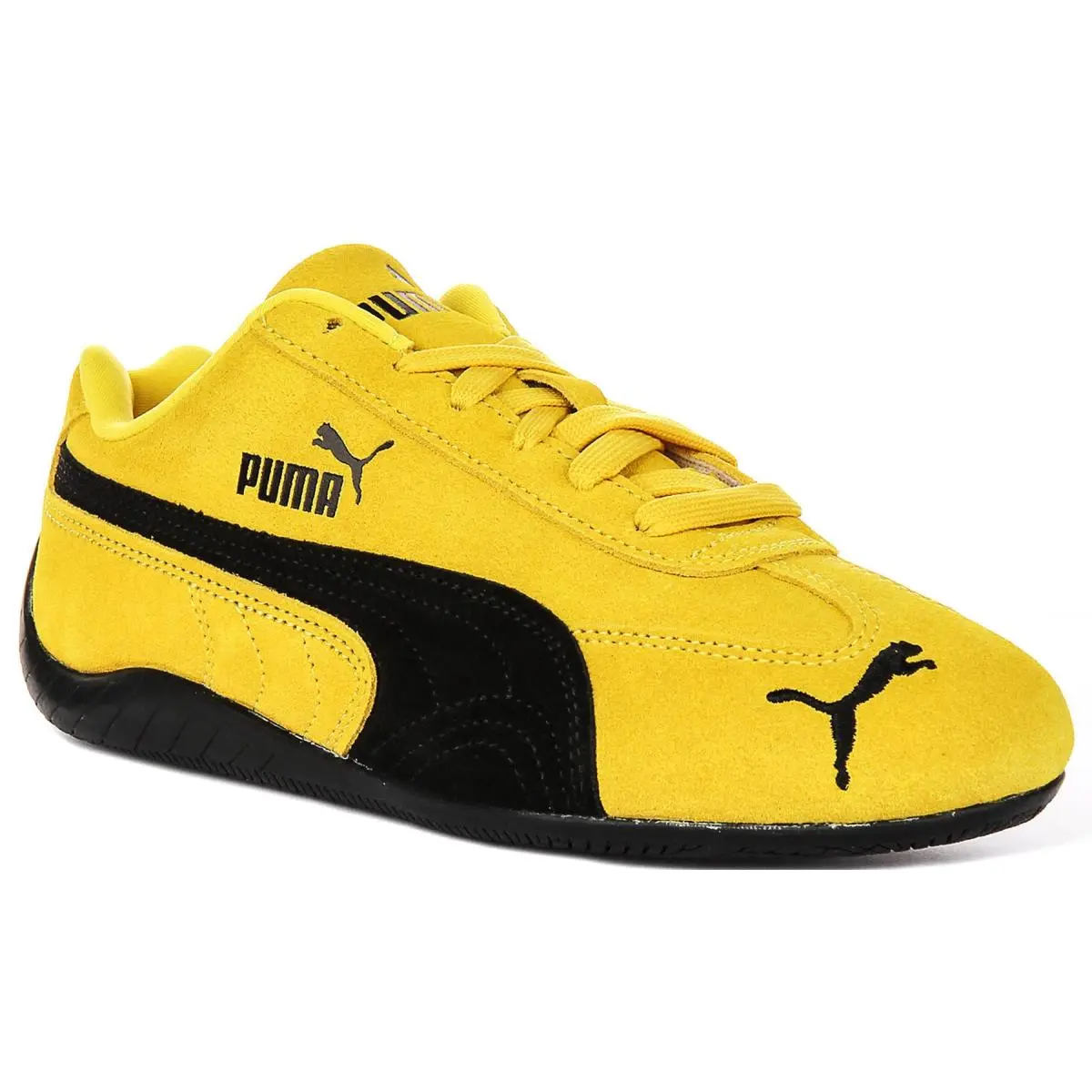 Puma Speedcat Og Racetrack Ins Street Low Mens Sneakers Yellow Black US 8 - 13