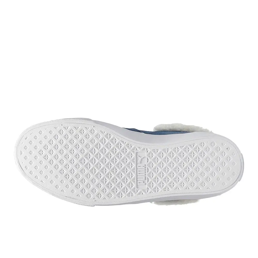 Puma shoes - PUMA Bari Comfort Sherpa Slip On - 39065705 - Blue 11