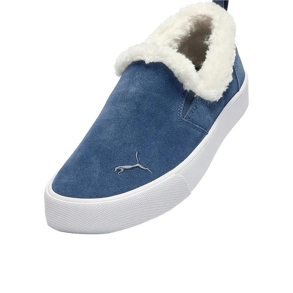 Puma shoes - PUMA Bari Comfort Sherpa Slip On - 39065705 - Blue 12