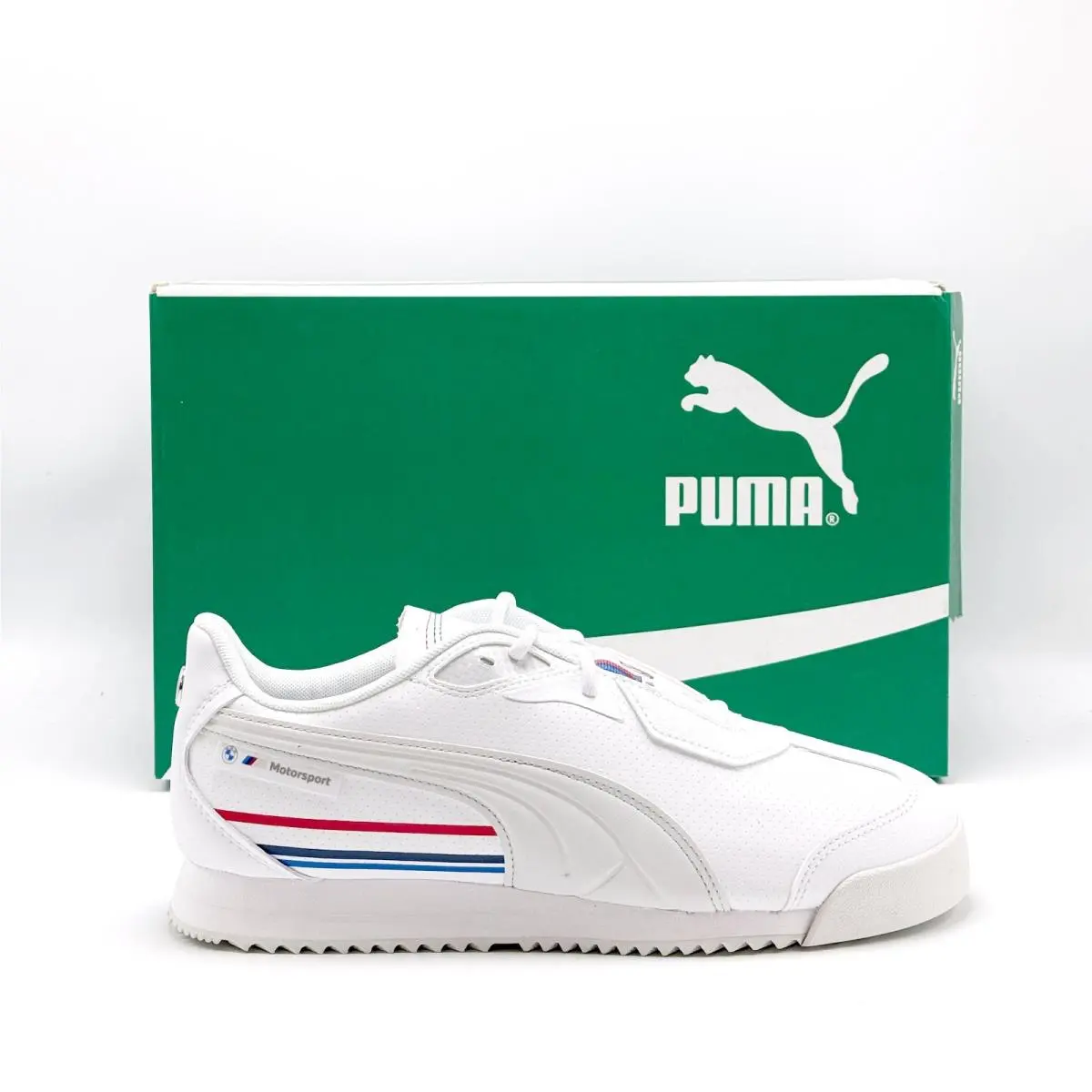 Men  X Bmw M Motorsport Roma Low Stradale  White 308902 02 by Puma