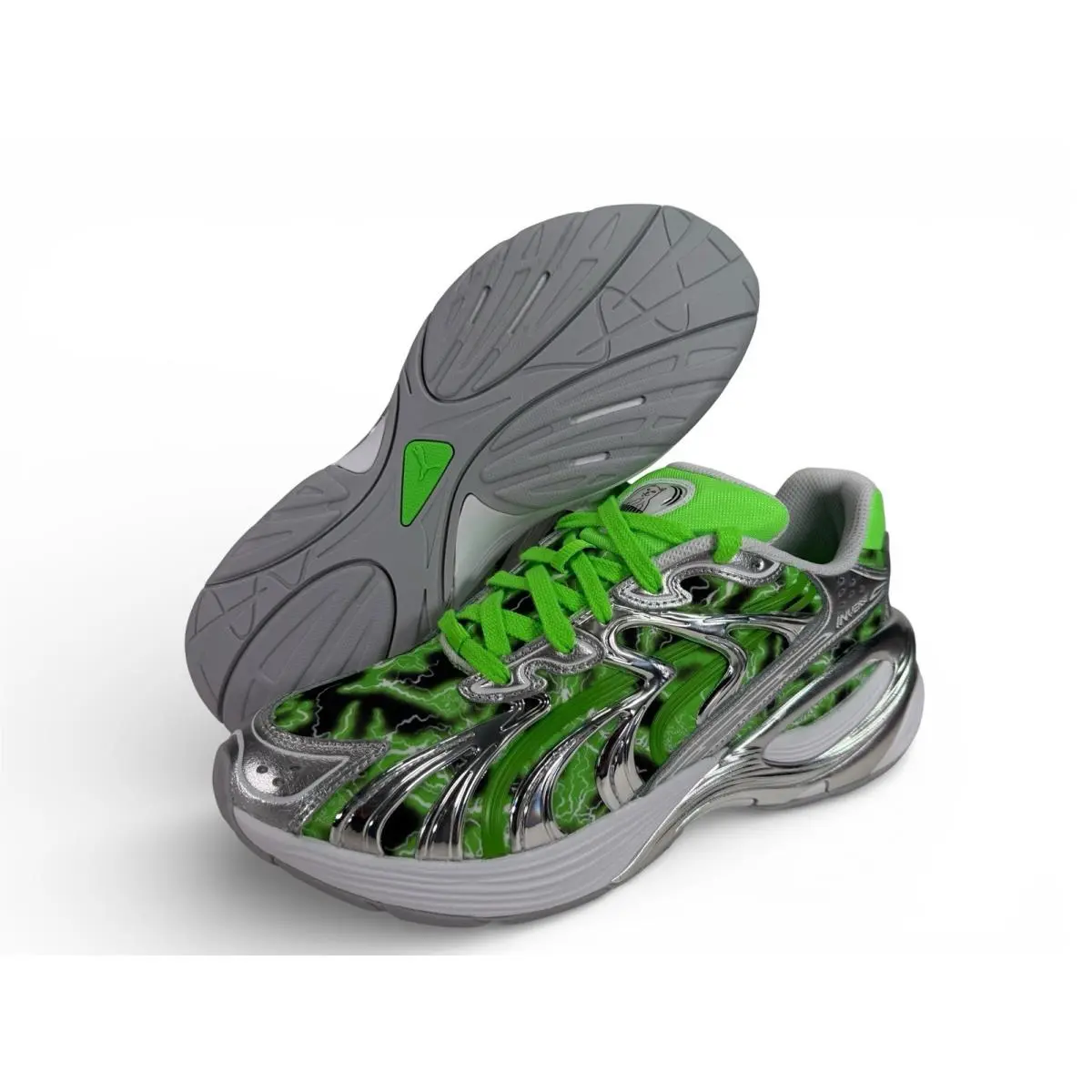 Puma shoes - Puma Inverse - Inverse - 403649 01 - Green (UPC: 198551963728) 7