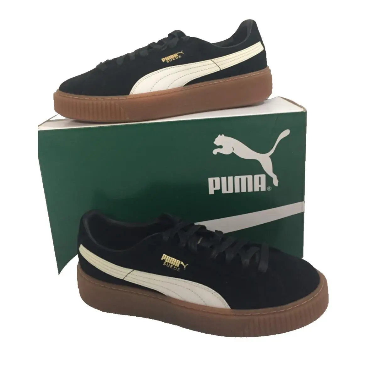 Puma shoes - PUMA Suede Platform - Suede Platform - 363559-02 - Black (UPC: 190274821033) 0
