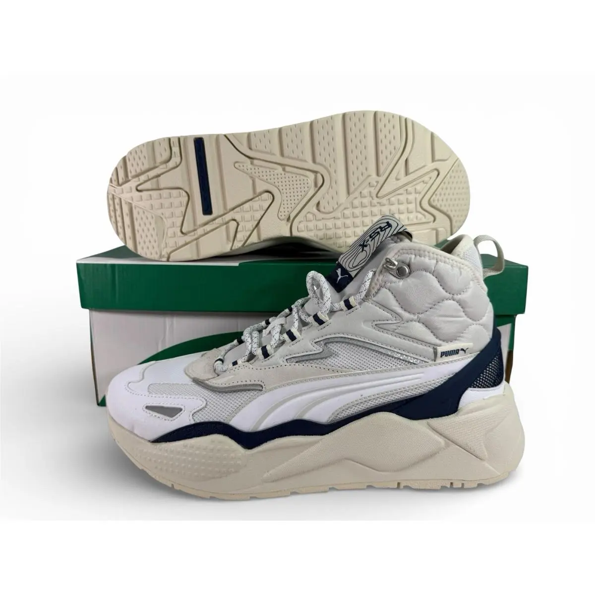 Puma shoes - Puma RS-X Hi - 392718 04 - White (UPC: 195731838883) 1