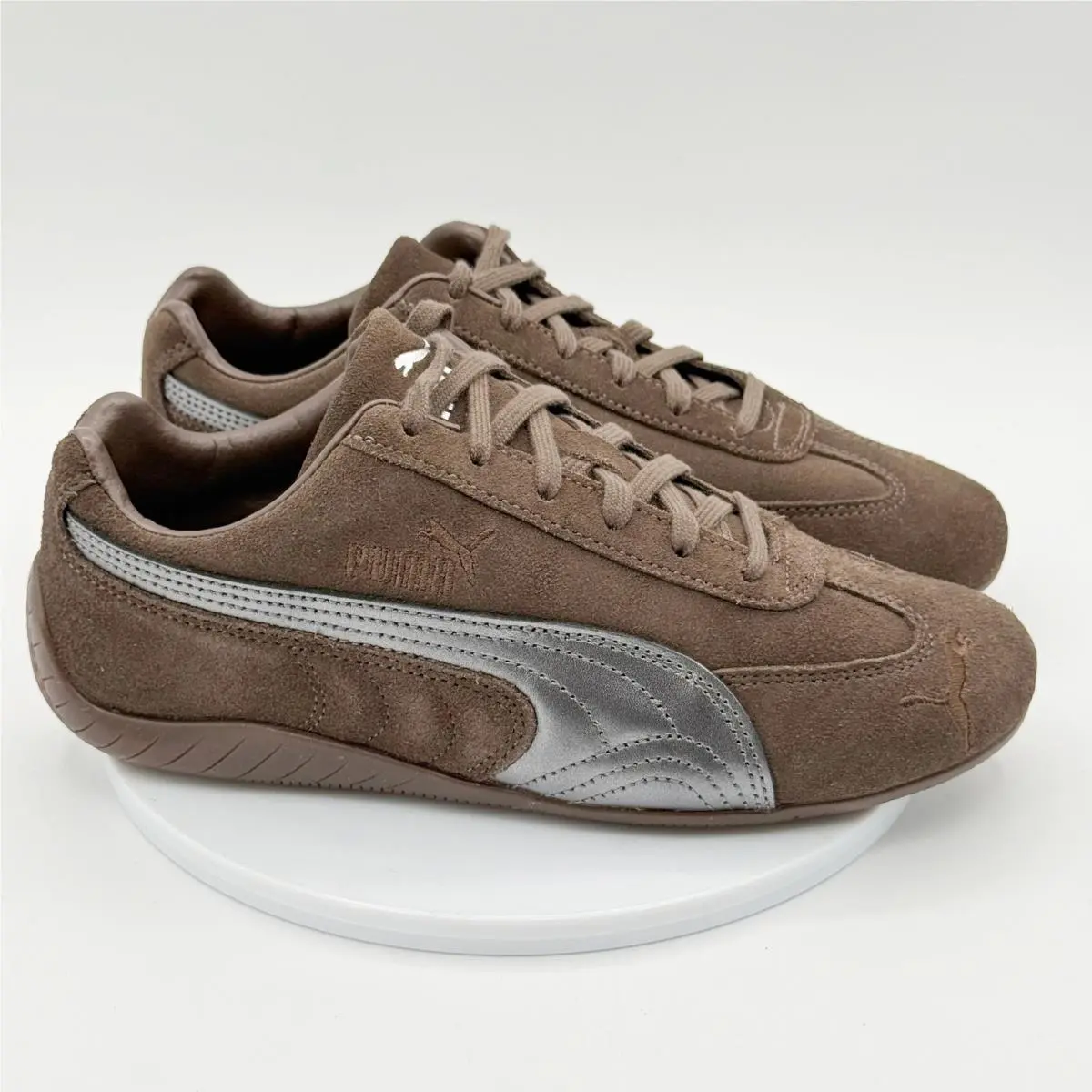 Puma Speed Cat Lux Chocolate Gum Size 8 Womens 408718