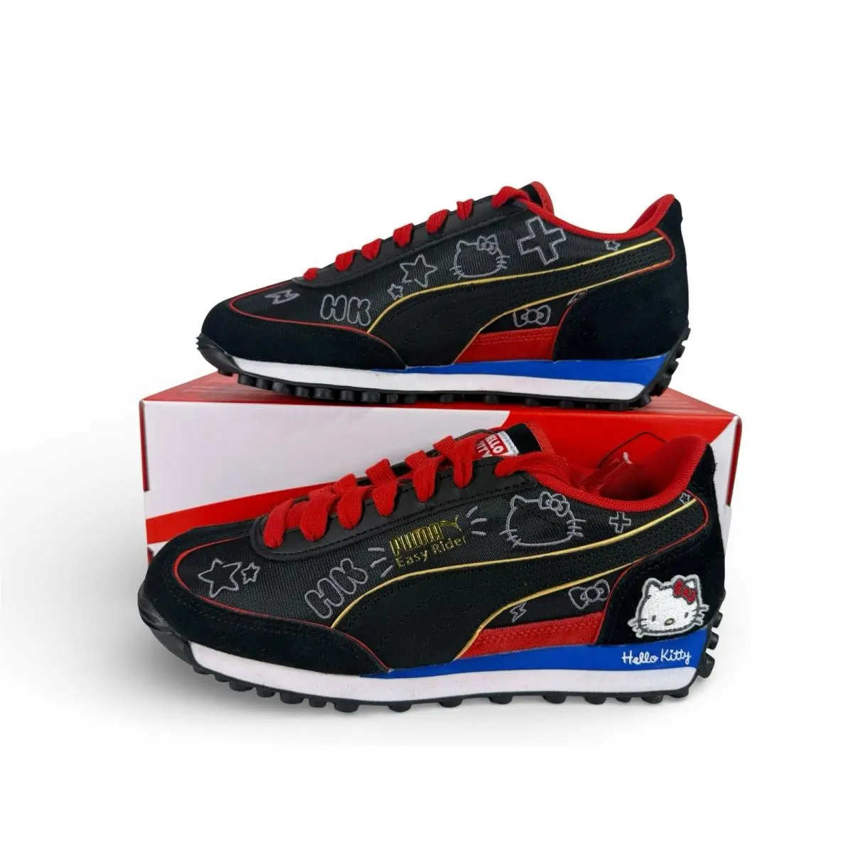 Puma shoes - PUMA Easy Rider Goth HELLO KITTY - 404232 01 - Black (UPC: 198551369179) 0