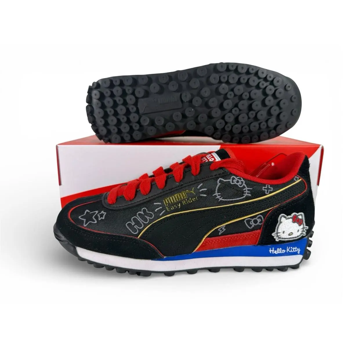 Puma shoes - PUMA Easy Rider Goth HELLO KITTY - 404232 01 - Black (UPC: 198551369179) 1