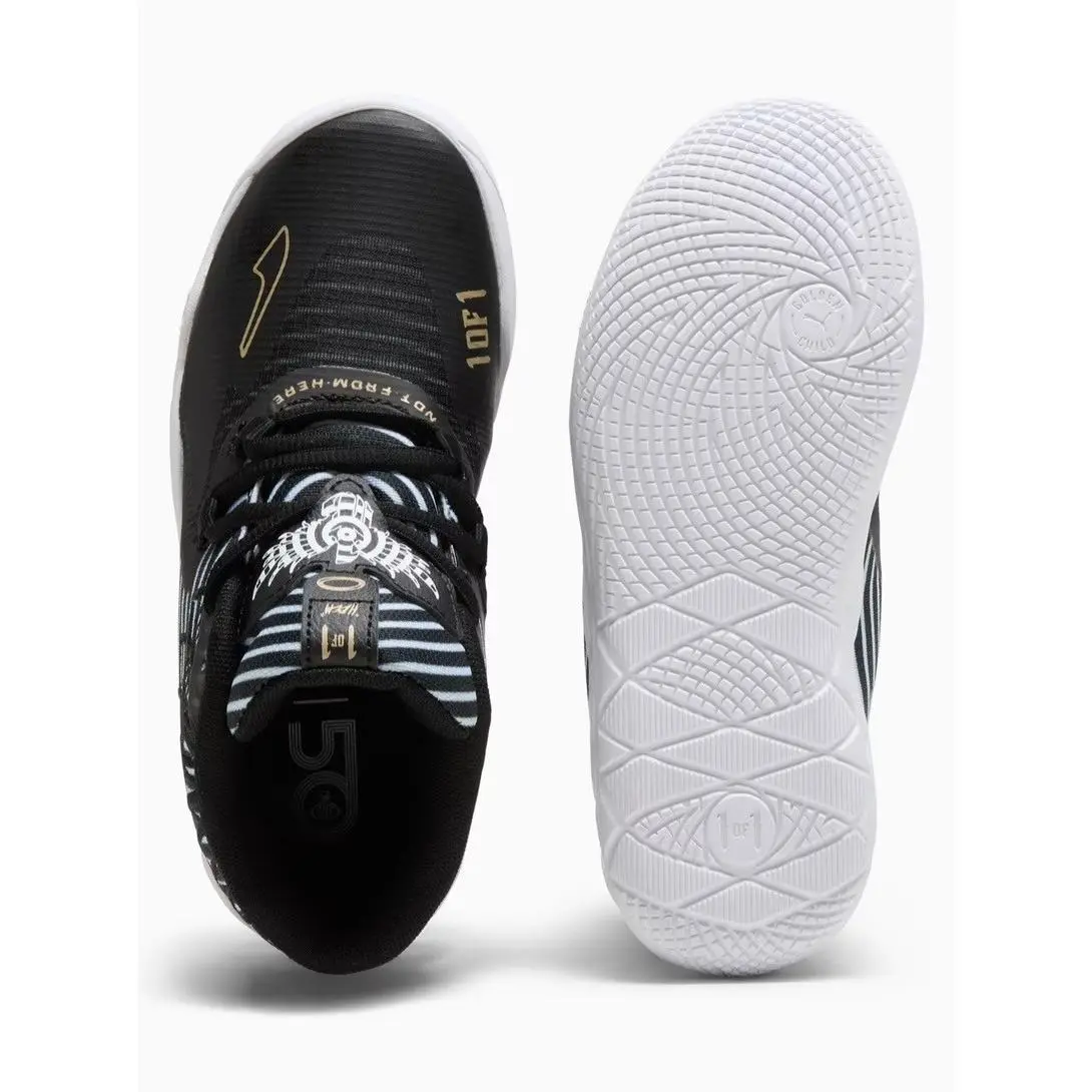 Puma shoes - MB.01 50th PS - Black, White, Gold (UPC: 197672449111) 5