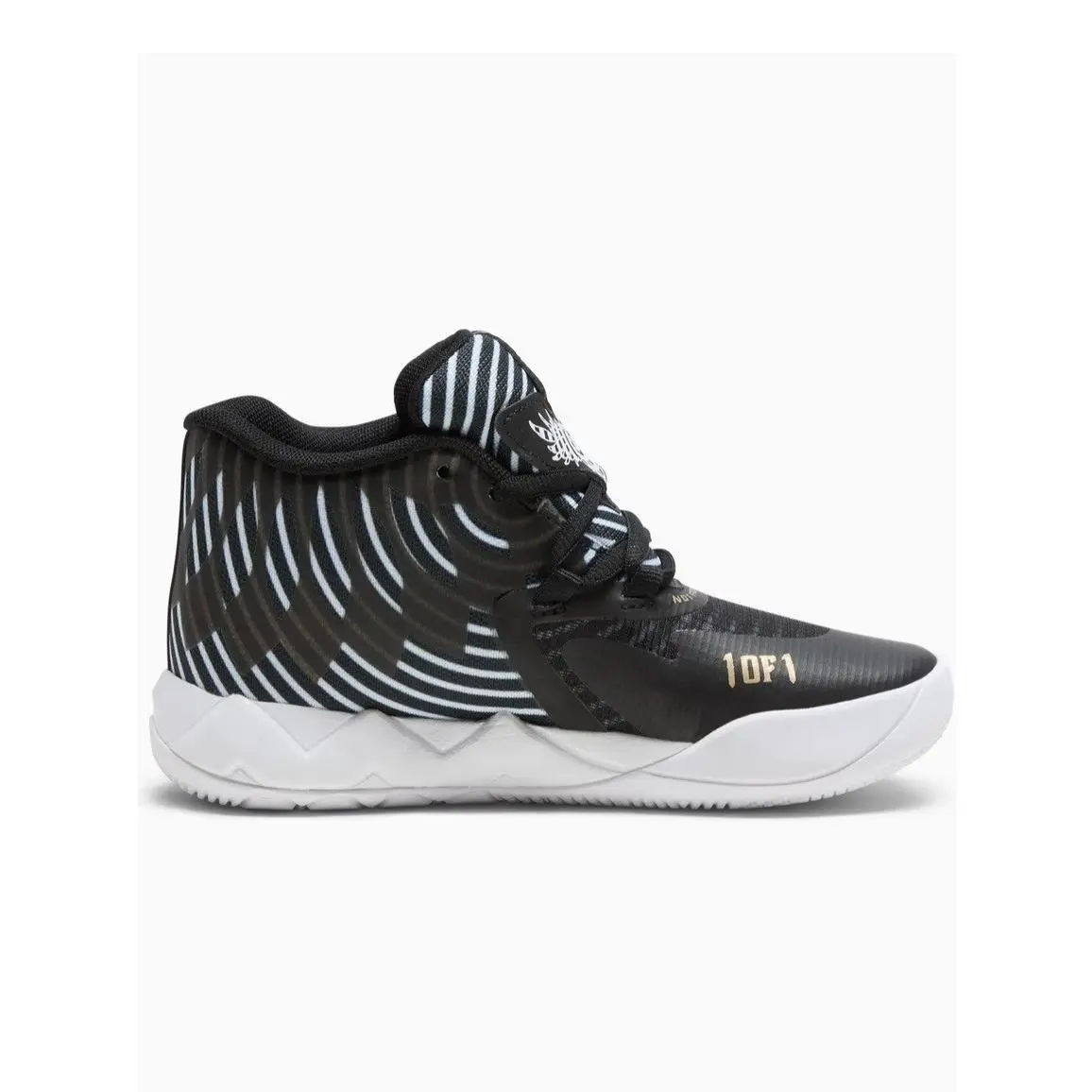 Puma shoes - MB.01 50th PS - Black, White, Gold (UPC: 197672449111) 6