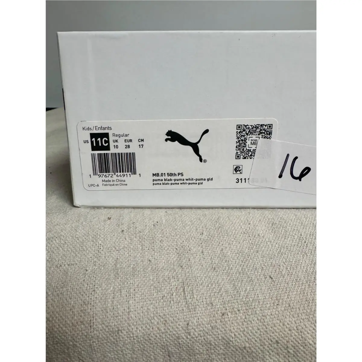 Puma shoes - MB.01 50th PS - Black, White, Gold (UPC: 197672449111) 10