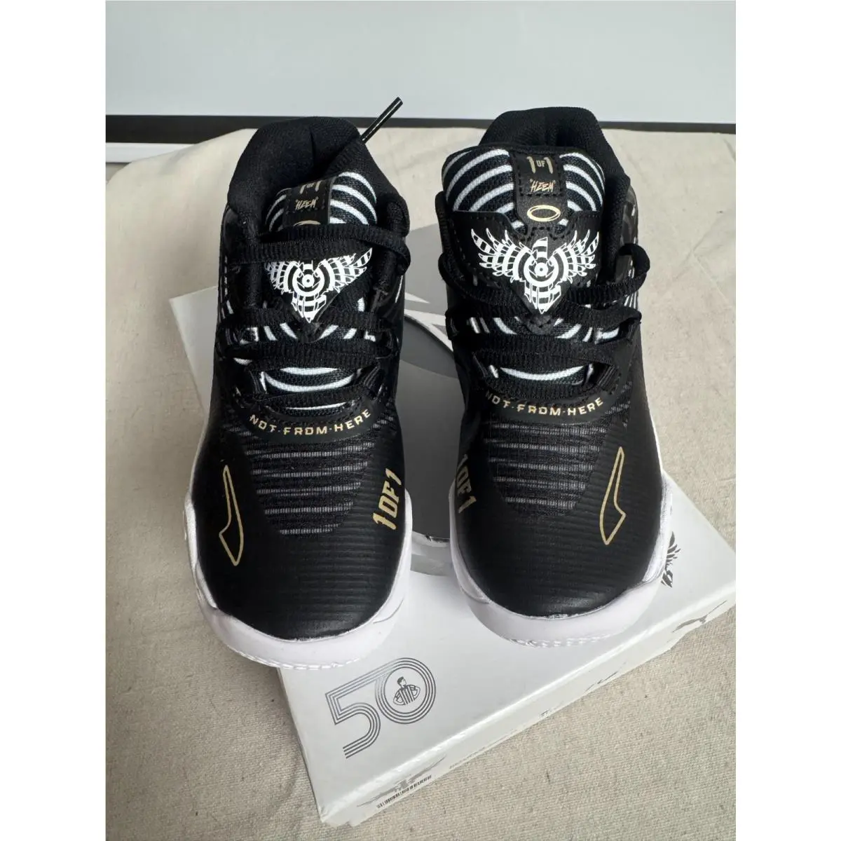 Puma shoes - MB.01 50th PS - Black, White, Gold (UPC: 197672449111) 13