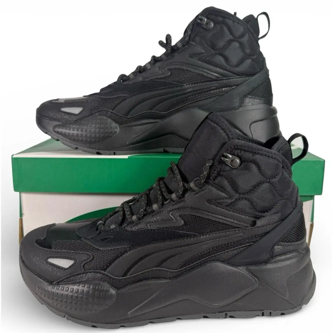 Puma shoes - Puma RS-X Hi - 392718 01 - Black (UPC: 195731928874) 0