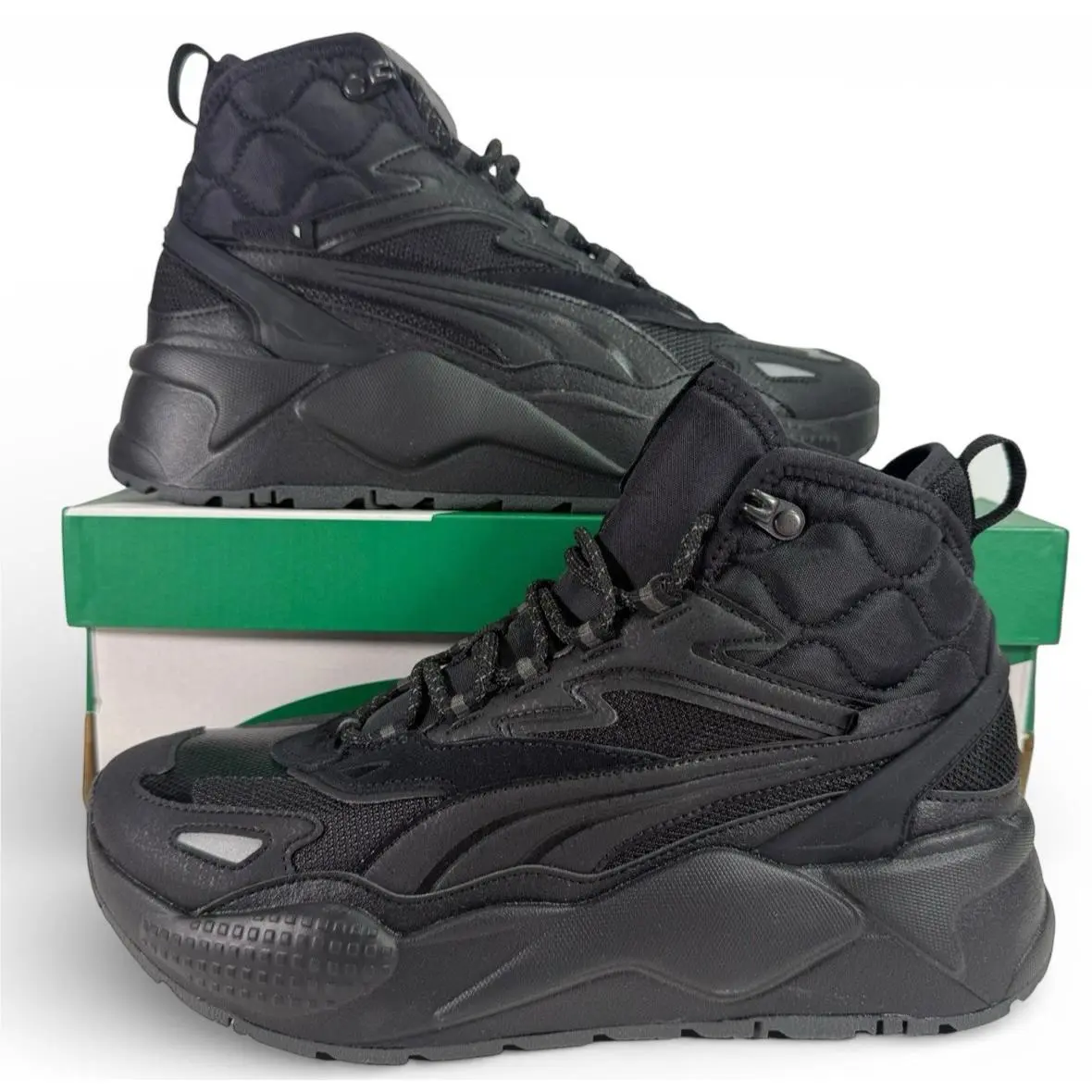 Puma shoes - Puma RS-X Hi - 392718 01 - Black (UPC: 195731928874) 2