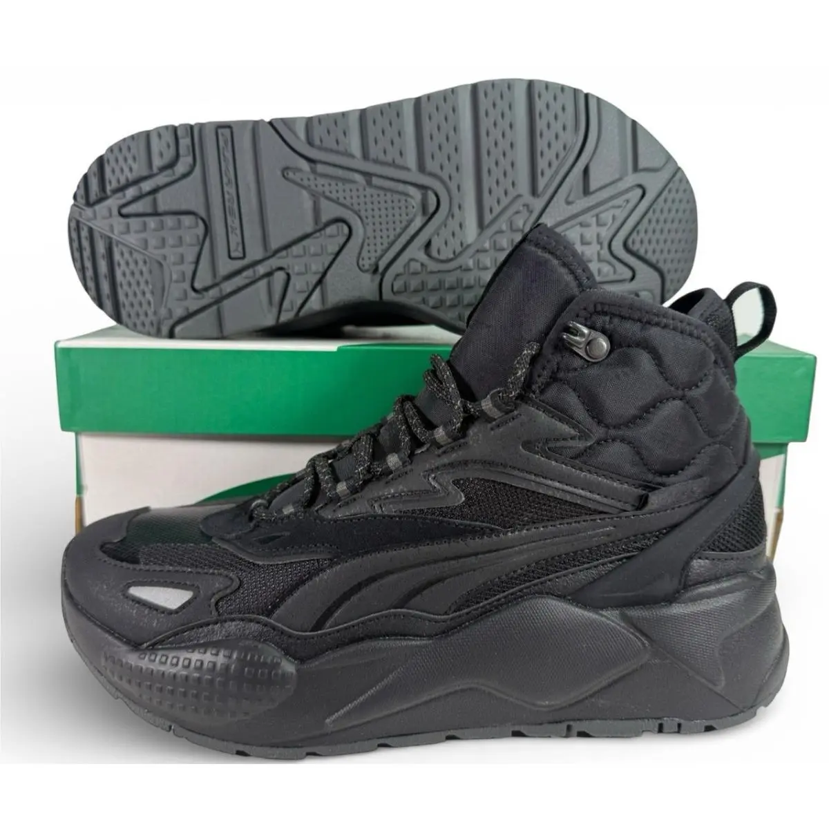 Puma shoes - Puma RS-X Hi - 392718 01 - Black (UPC: 195731928874) 3