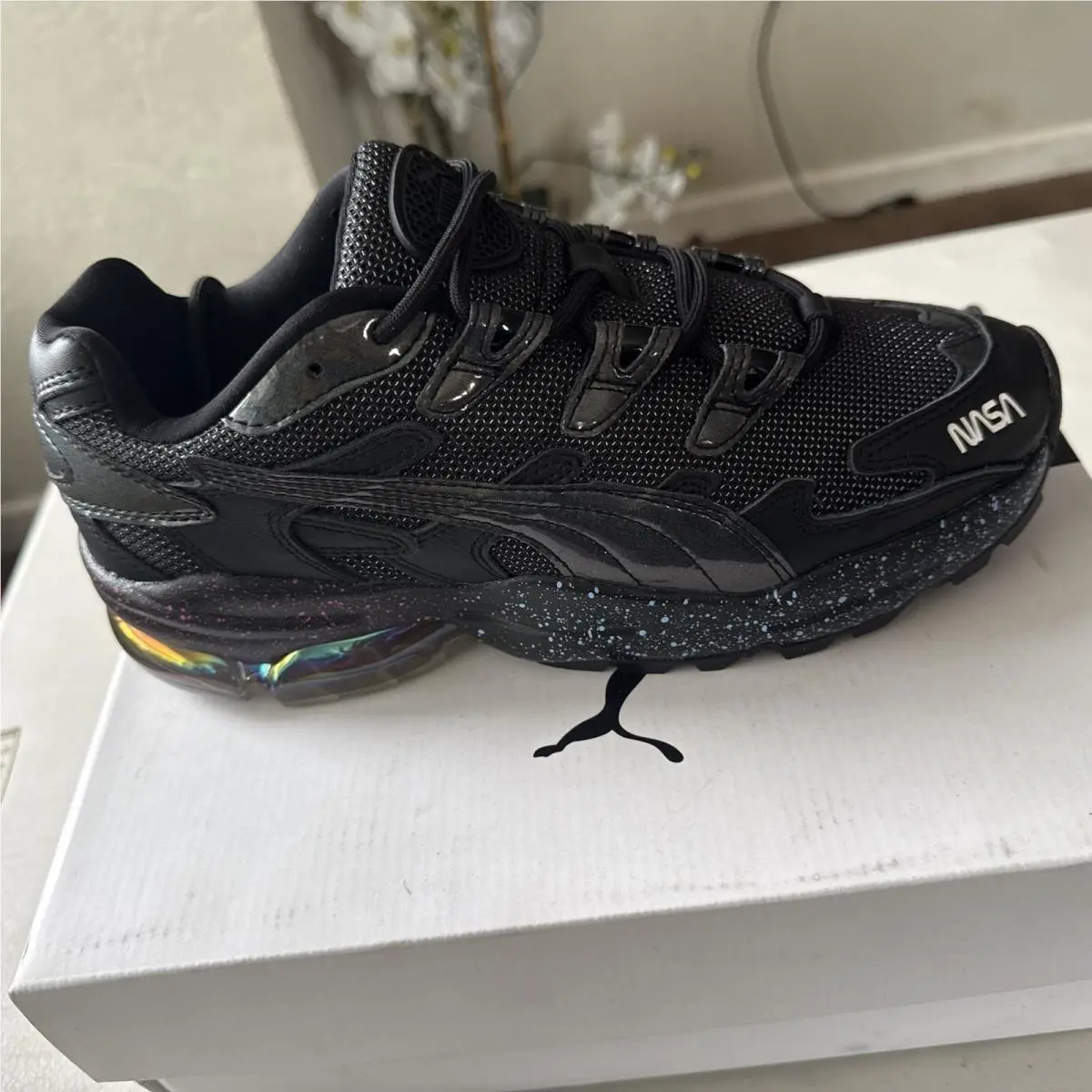 Puma Cell Alien X Space Agency Nasa Black Multicolor Sneaker 7.5