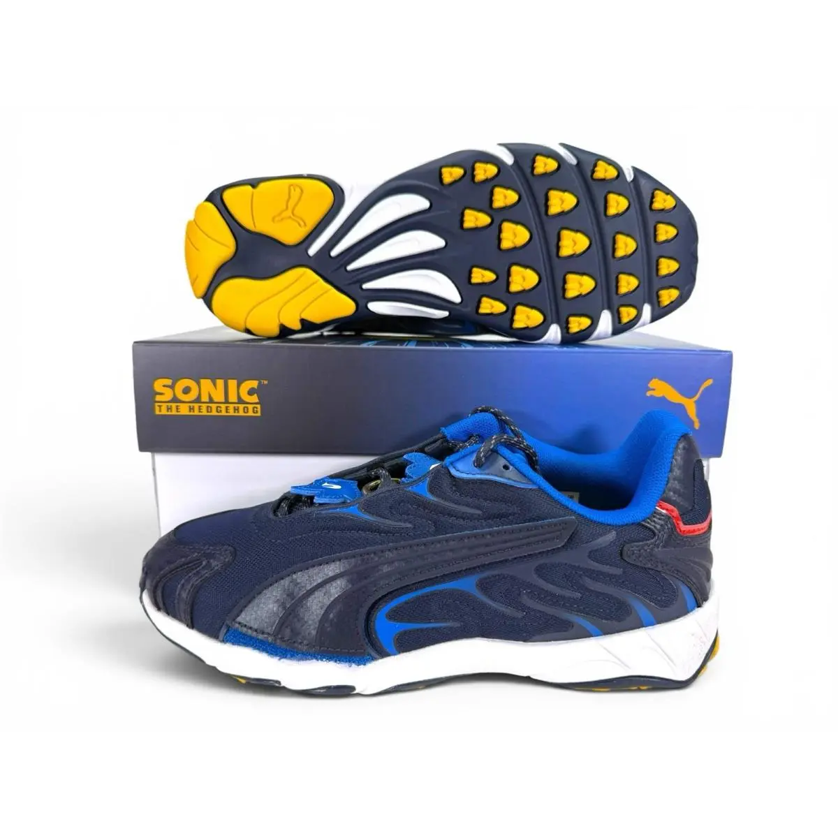Puma shoes - Puma Inhale Sonic Jr - Inhale Sonic - Blue (UPC: 198551964176) 2