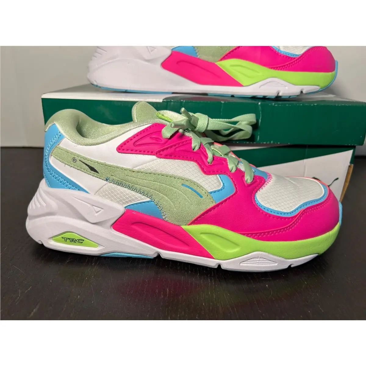Puma Trc Mira Brighter Days Lace-up Shoes Sneakers White-ravish Womens 7.5