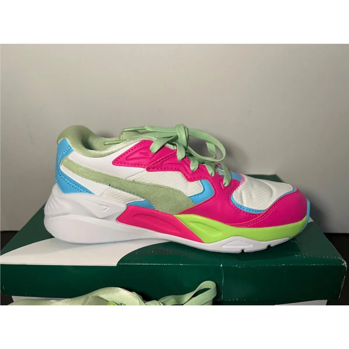 Puma shoes - White, Pink, Blue, Green 1