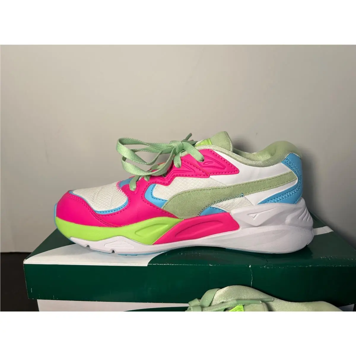 Puma shoes - White, Pink, Blue, Green 6