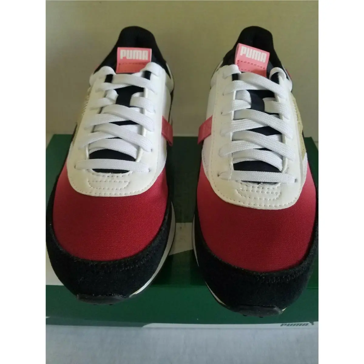 Puma shoes - Puma Future Rider Play on. - Maroon, Black, dark yellow 0