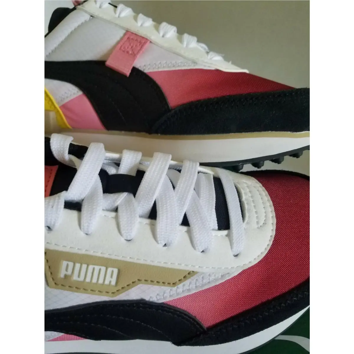 Puma shoes - Puma Future Rider Play on. - Maroon, Black, dark yellow 3