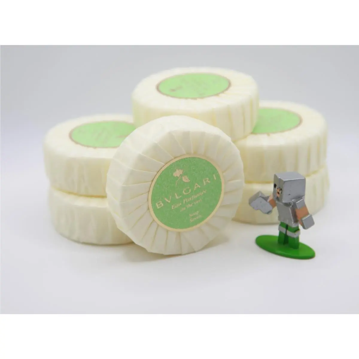 Bvlgari Au The Vert Green Tea Resort Soap Bar Pack of 6 - 6x2.6oz 6x75gr