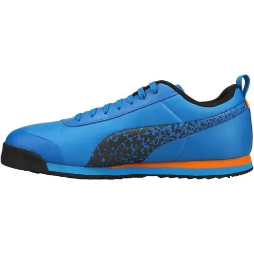 Puma shoes - PUMA Roma - Roma - 386883 01 - Blue-Pumanoir-Vibantorange 1