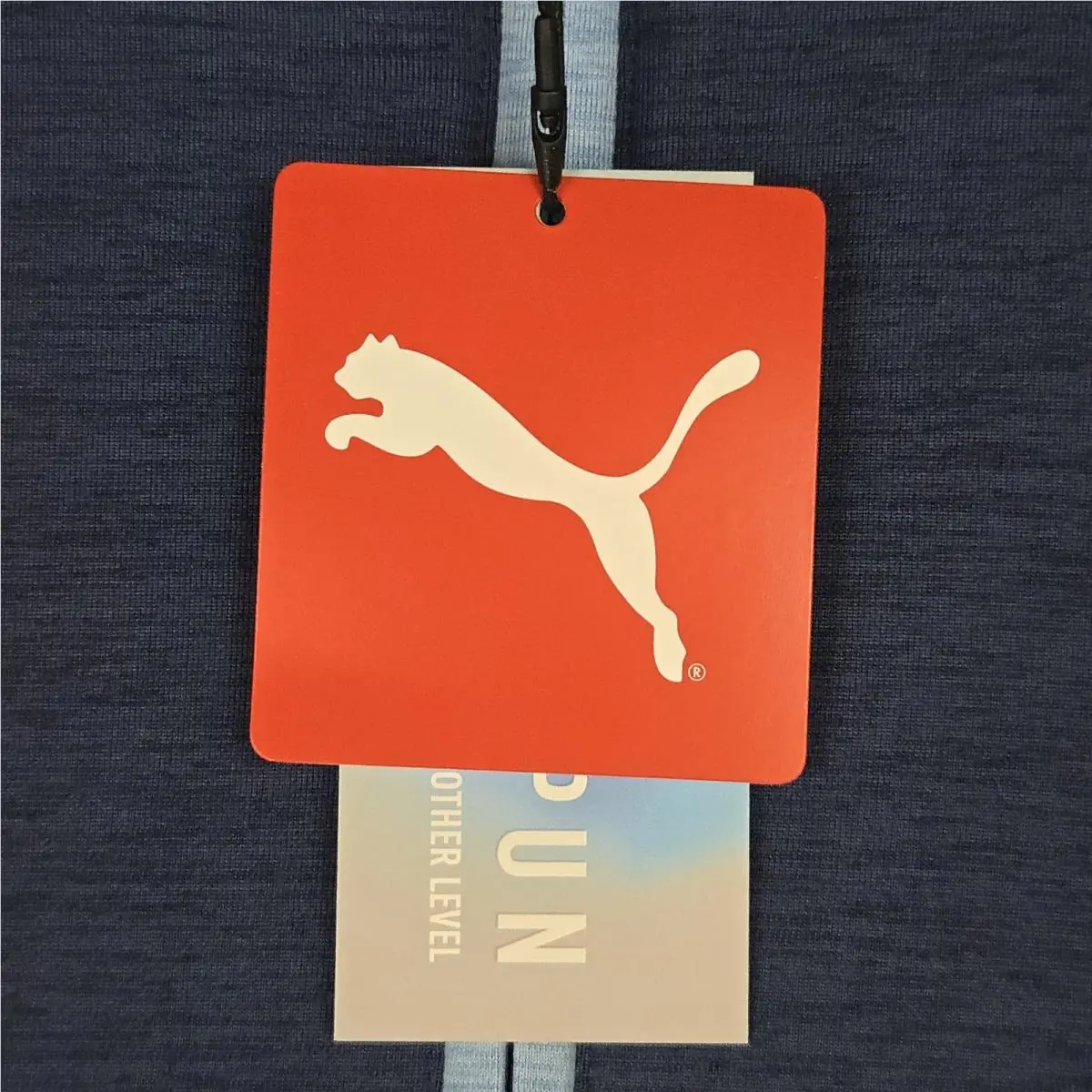 Puma clothing - mens 1/4 quarter Half 1/2 zip wind water golf casual jacket windbreaker pullover performance wind shirt polo long sleeve stretchy wicking chest length polyester spandex porky pig golf - Blue 2