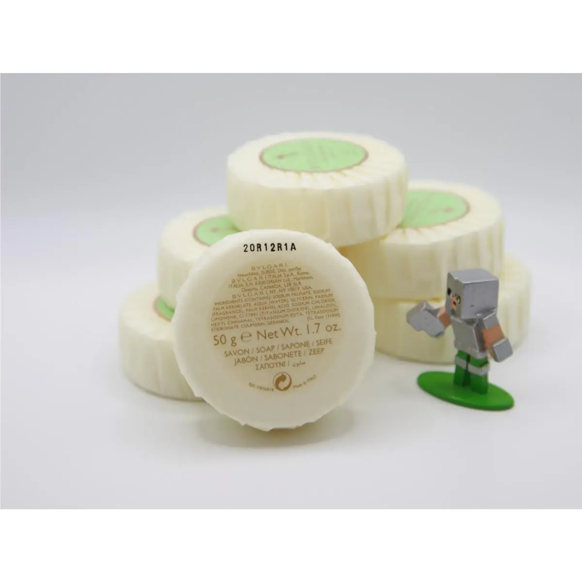 Bvlgari Au The Vert Green Tea Resort Soap Bar Pack of 6 - 6x1.7oz 6x50gr