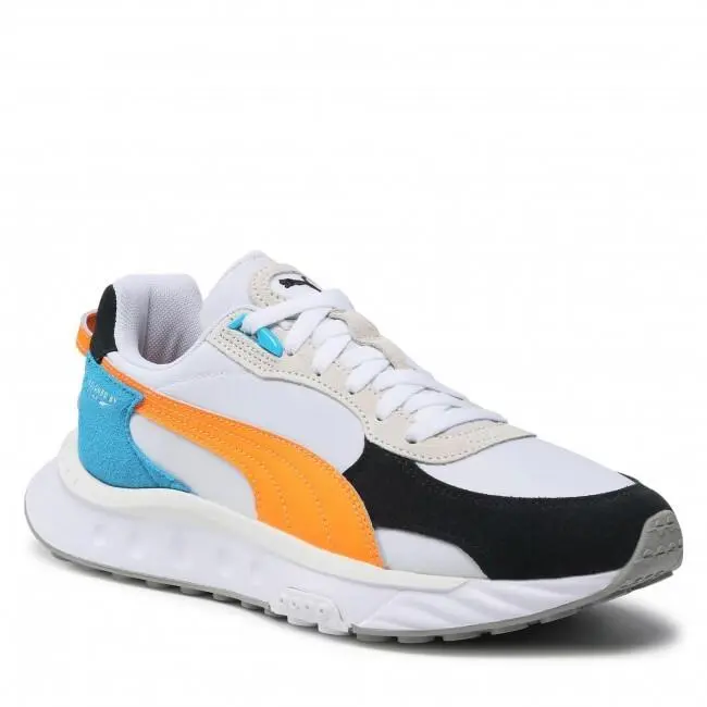 Puma shoes - PUMA WILD - WILD - Puma White-Orange Glow 2