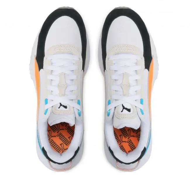 Puma shoes - PUMA WILD - WILD - Puma White-Orange Glow 3