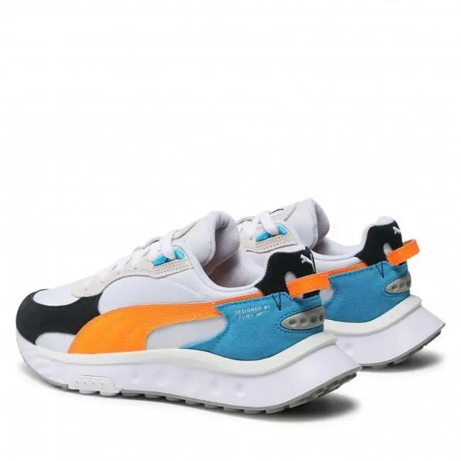 Puma shoes - PUMA WILD - WILD - Puma White-Orange Glow 4