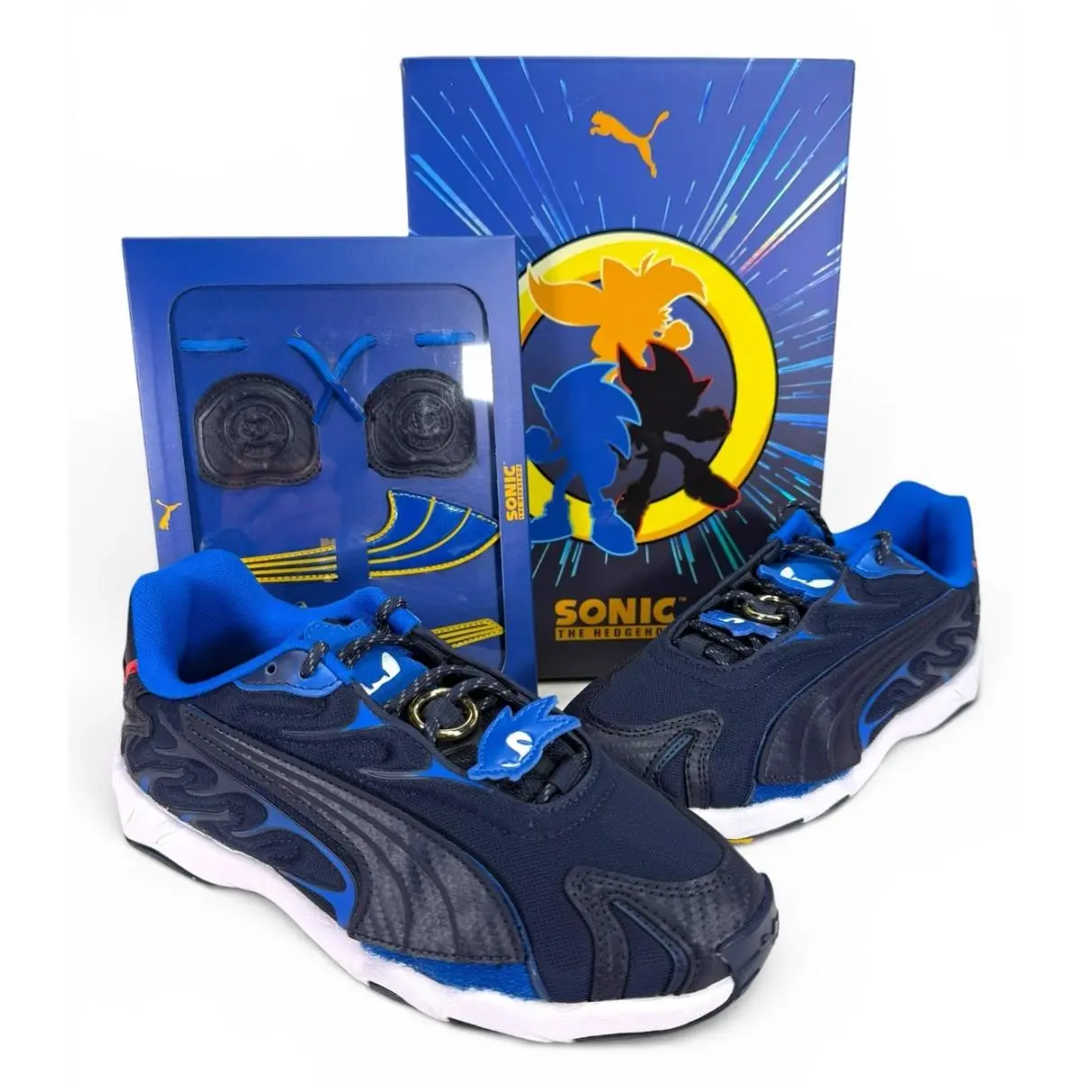 Puma Sonic The Hedgehog Inhale 4044030 01 Junior Youth Sneakers Size 5