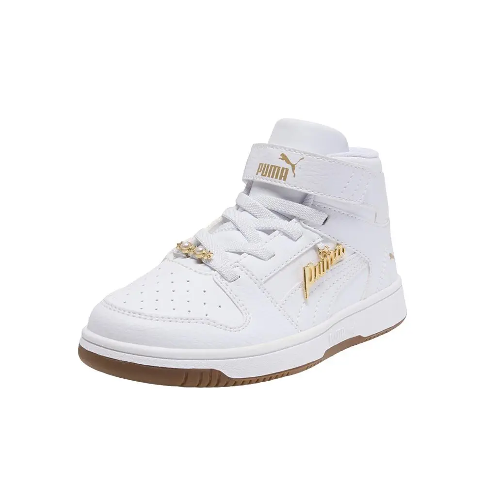 Puma shoes - PUMA Rebound Layup Rcl Bling Slip On Sneaker Youth - 40519901 - White (UPC: 198555378986) 0