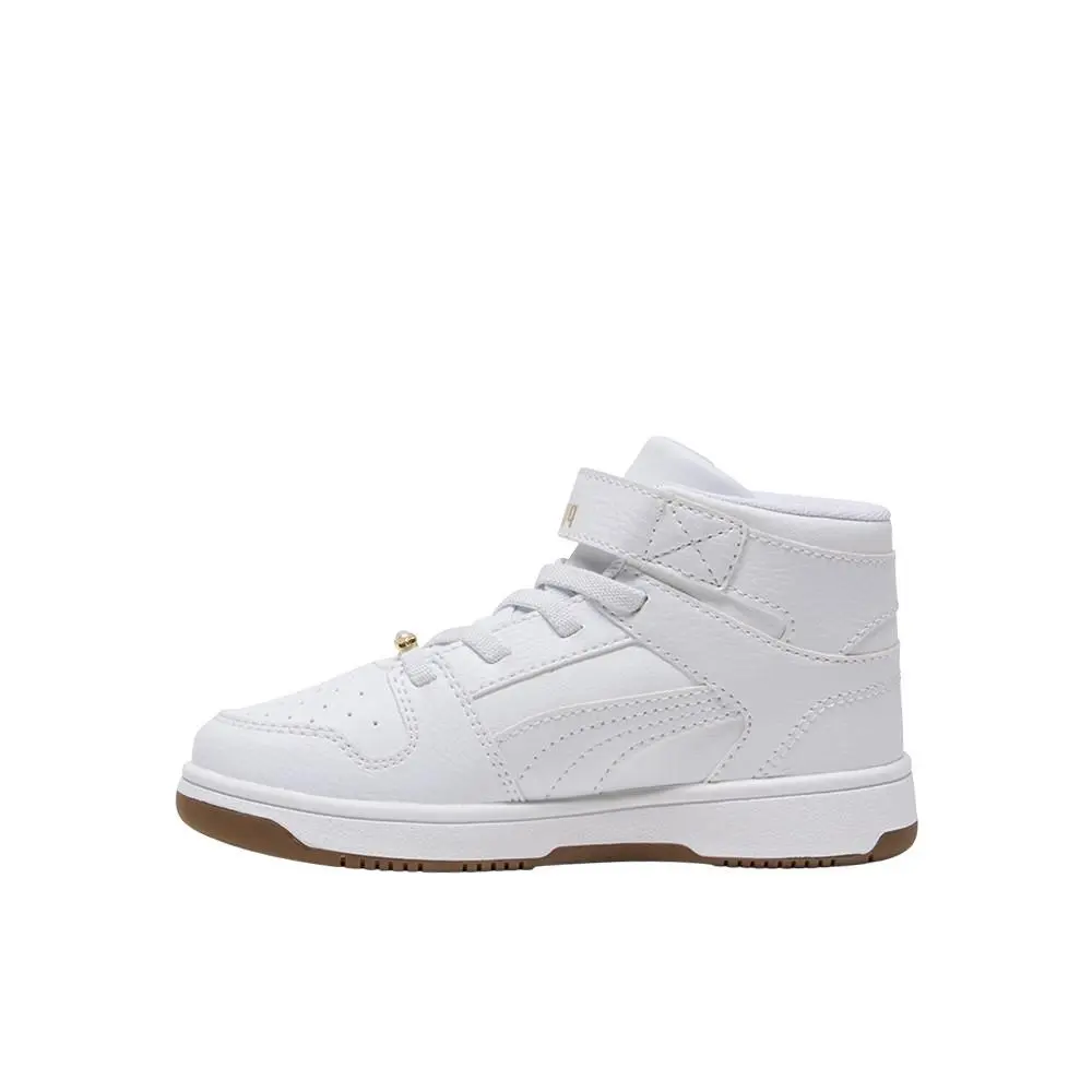 Puma shoes - PUMA Rebound Layup Rcl Bling Slip On Sneaker Youth - 40519901 - White (UPC: 198555378986) 1