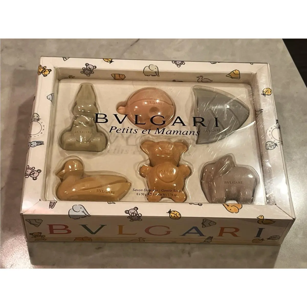 Bulgari Petits et Mamans Bvlgari Savon Douceur/gentle Soap 6x50 g 6xNet Wt 1.76o