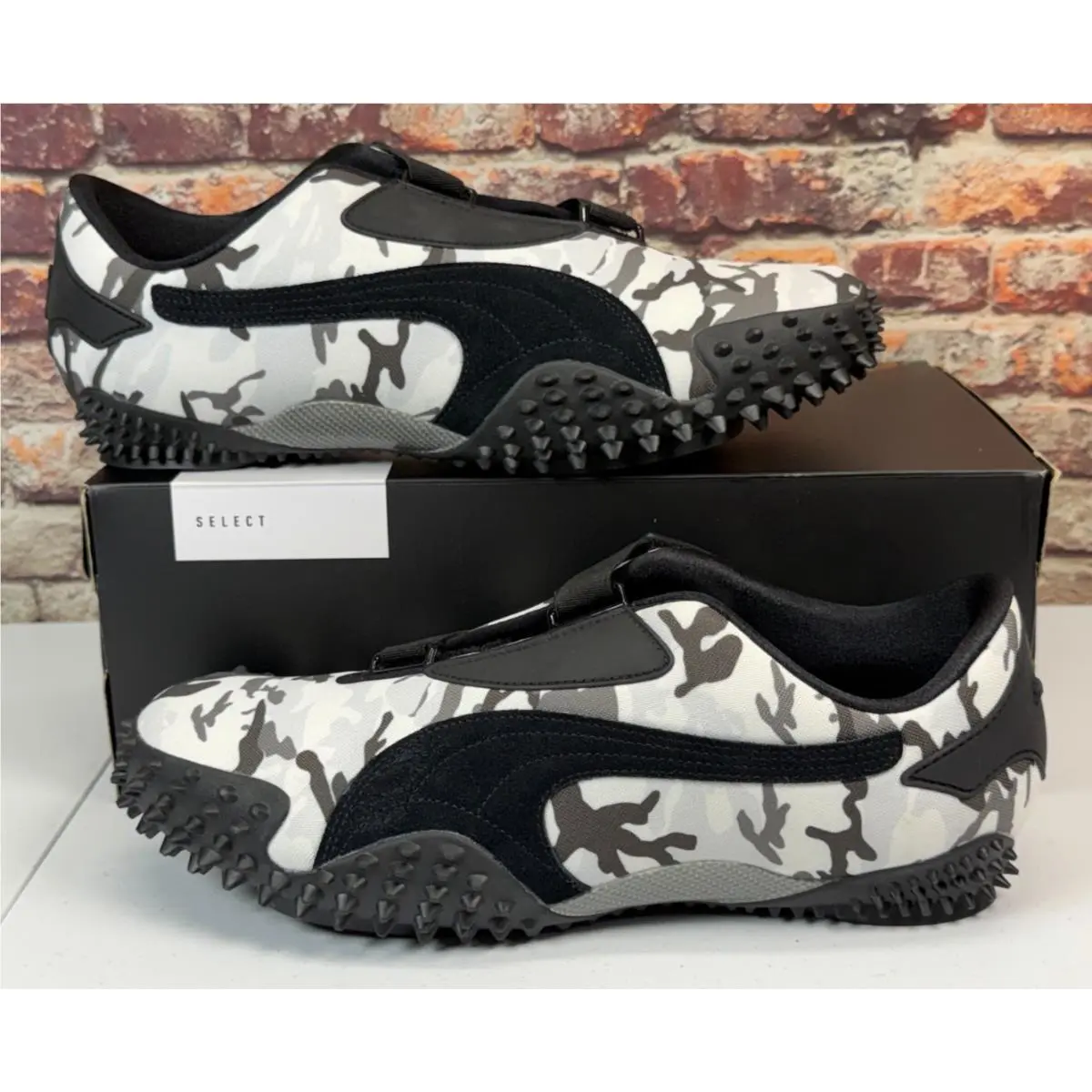 Puma Mostro Camo Slip On Black Sneakers Shoes 40154002 Black/cast Iron Mens 13