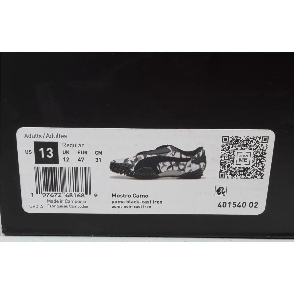 Puma shoes - PUMA Mostro Camo Slip On - 40154002 - Black (UPC: 197672681832) 6