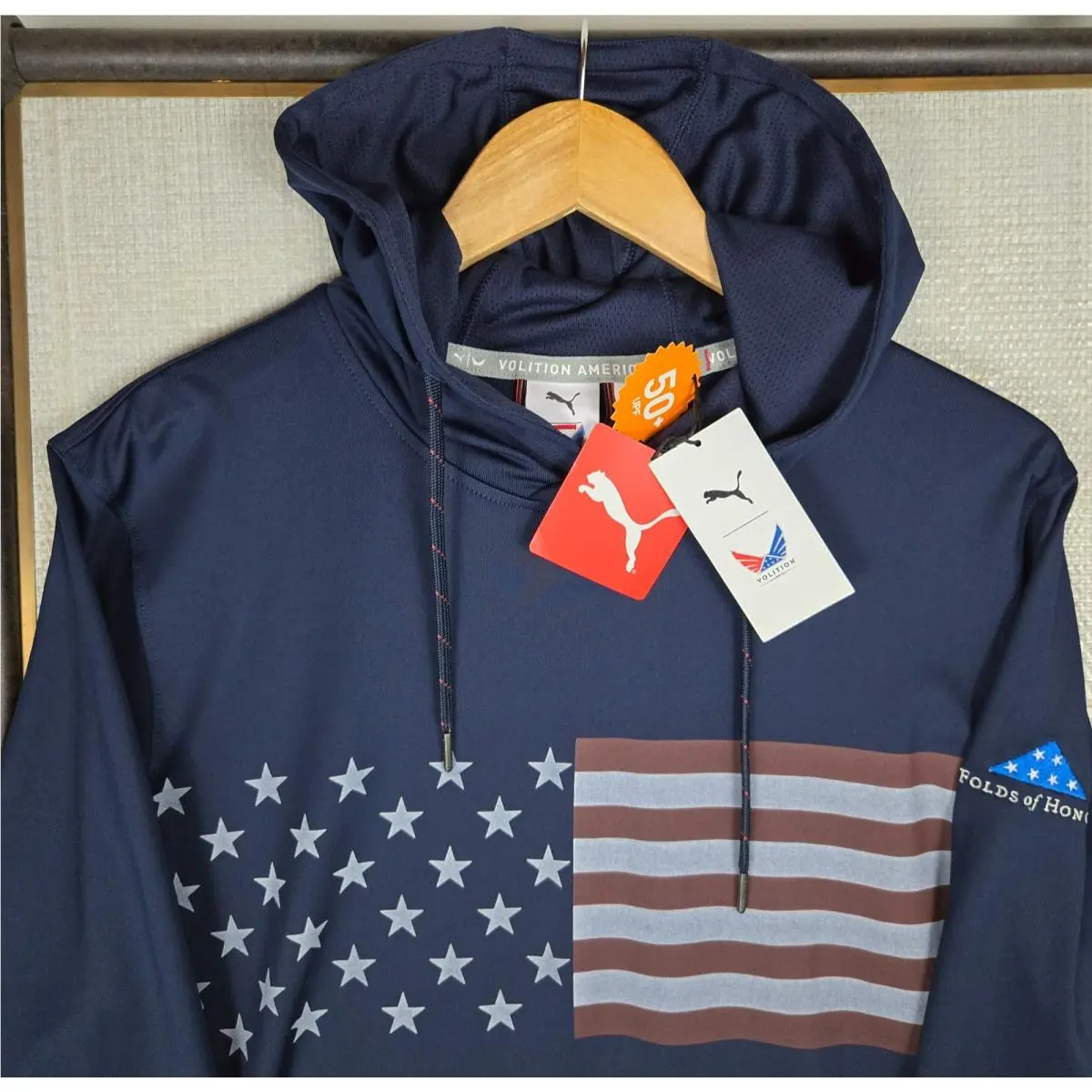 Puma x Volition x Folds OF Honor Mens Performance Hoodie Size Small