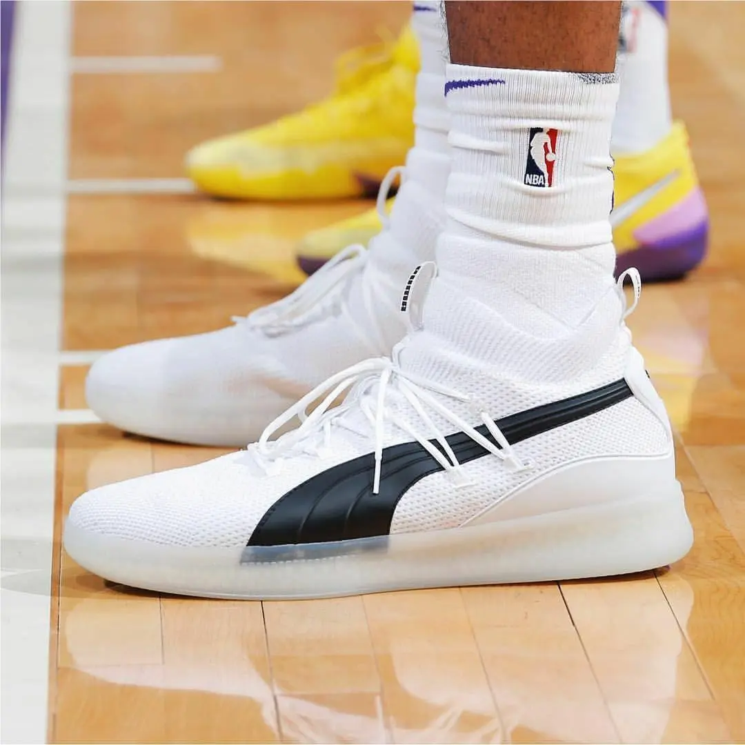 Puma shoes - PUMA Clyde - Clyde - White and black 2