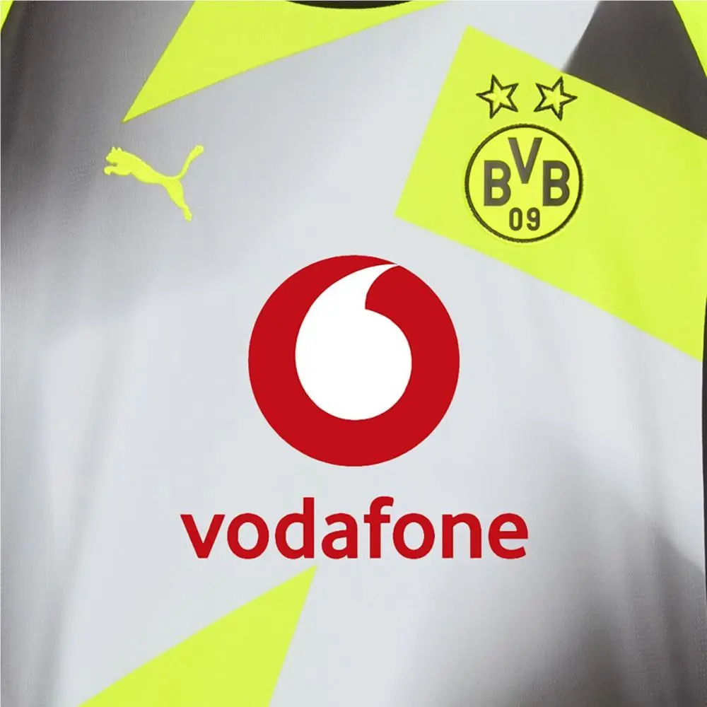 Puma clothing - PUMA Bvb Away Crew Neck Short Sleeve Replica Jersey Youth - 78010802 - Grey (UPC: 198553321991) 1