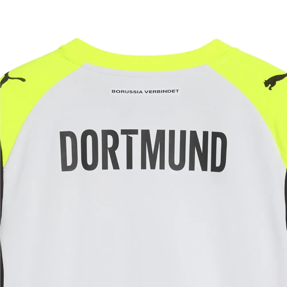 Puma clothing - PUMA Bvb Away Crew Neck Short Sleeve Replica Jersey Youth - 78010802 - Grey (UPC: 198553321991) 3